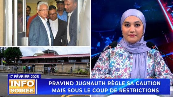 [Info Soirée] : Pravind Jugnauth règle sa caution mais sous le coup de restrictions