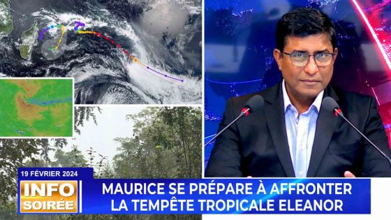 [Info Soirée] : « Maurice se prépare à affronter la tempête tropicale Eleanor »