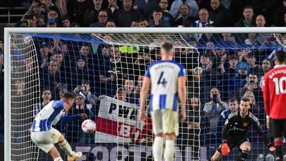 Angleterre : Brighton bat Manchester United et rêve à l'Europe