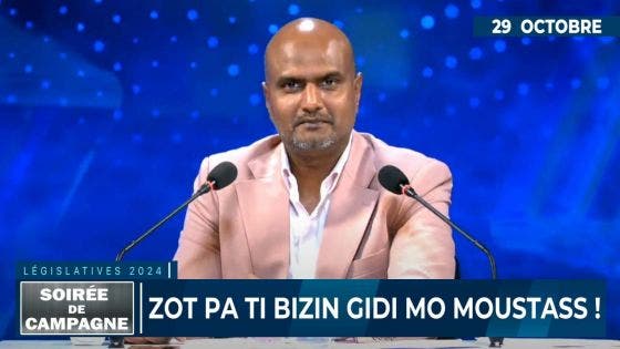 Soirée de Campagne : « Zot pa ti bizin Gidi mo moustass ! »