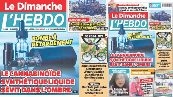 Voici la Une de Le Dimanche/L'Hebdo de ce Dimanche 28 Juillet 2024