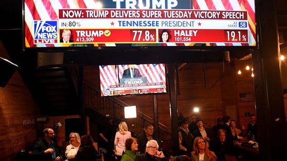 Trump grand gagnant de la journée électorale du Super Tuesday