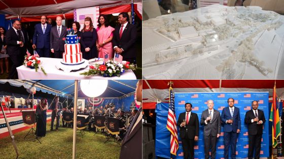 247th Anniversary of the Independence of the United States of America : U.S Ambassador salutes the democratic values of Mauritius