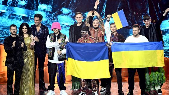 A Kiev, la victoire à l'Eurovision, un «petit rayon de bonheur»