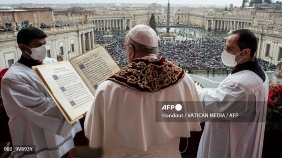 Pour Noël, le pape appelle au dialogue et déplore les tragédies oubliées