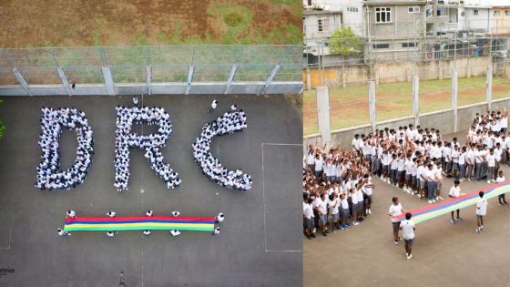 DRC SSS : une chaîne humaine pour célébrer les 55 ans de Maurice