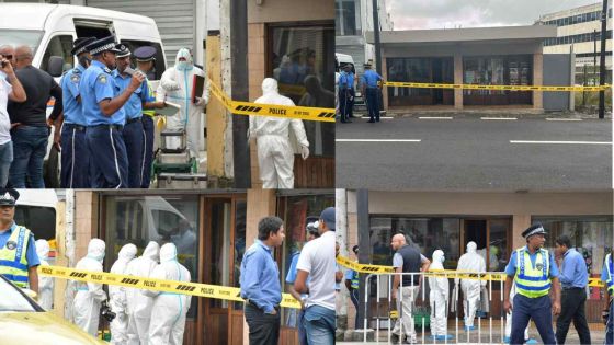 [En images] Découverte du corps d'un homme de 92 ans dans son magasin à Port-Louis, soupçons de meurtre