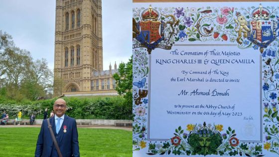 Un Mauricien invité au couronnement du roi Charles