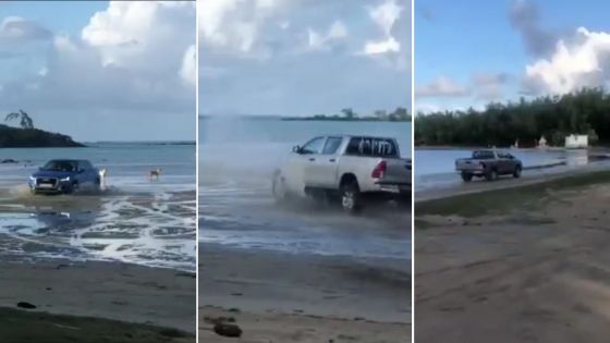 Slalom dangereux sur plage d’Anse-La-Raie : la police ouvre une enquête