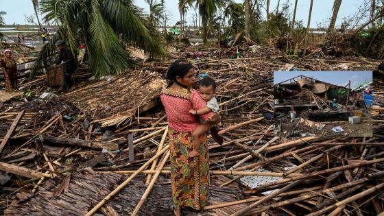 Quelque 800.000 personnes affectée par le cyclone Mocha en Birmanie