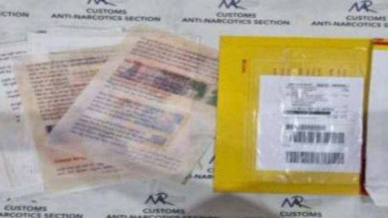 Saisie à l’aéroport : 25 feuilles de papier suspectées d’être imbibées de drogue synthétique