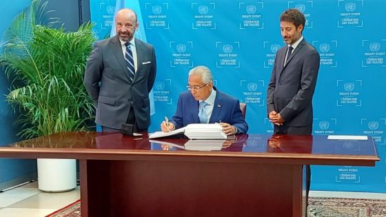 Protection de la biodiversité marine : Maurice signe le traité international BBNJ à New York