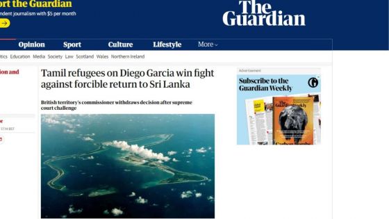 Diego Garcia ouvre ses portes aux demandeurs d'asile sri-lankais fuyant le renversement du gouvernement