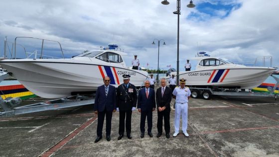 Lutte contre le trafic maritime : le Japon offre quatre bateaux rapides à Maurice