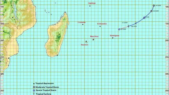 Météo : Bheki attendue dans les parages de Maurice la semaine prochaine