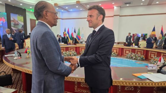 [En images] 5ᵉ Sommet de la COI à Madagascar : Ramgoolam rencontre Macron