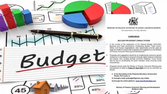 Soumettez vos propositions pour le Budget 2023-2024 ! 