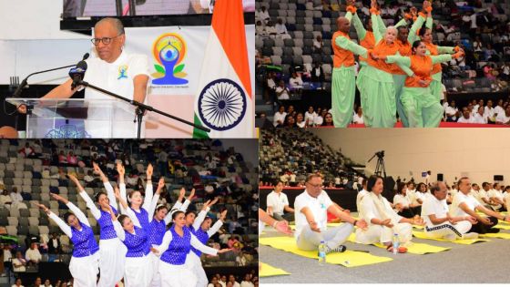 [En images] À Côte-d’Or : célébration de la Journée internationale du yoga 2025