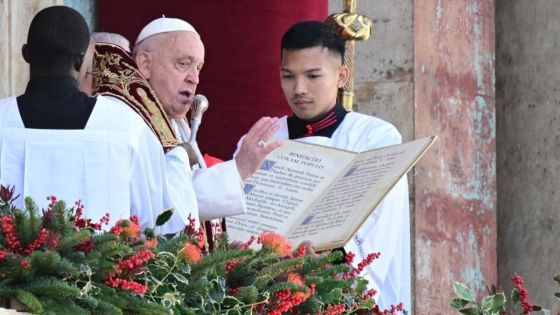 Pour Noël, le pape appelle à faire taire les armes dans le monde