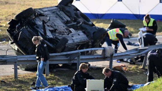 Allemagne : sept morts dans l'accident d'un minibus soupçonné de transporter des migrants