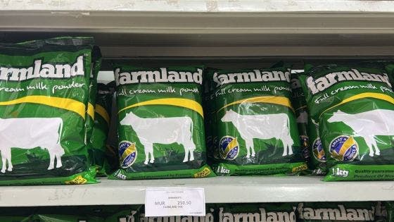 Lait en poudre Farmland : une hausse de Rs 2 sur le sachet d’un kilo