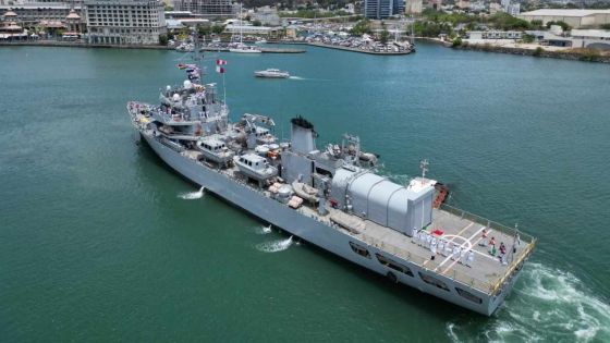 Étude hydrographique : un navire militaire indien dans nos eaux