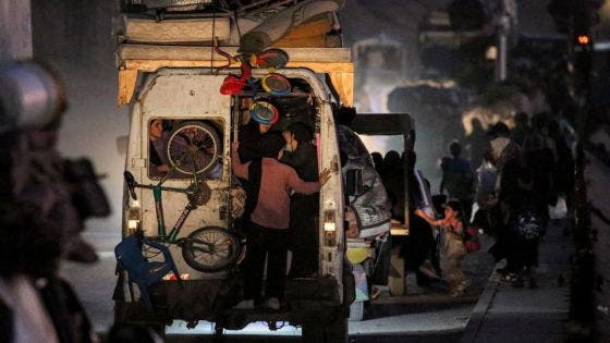 L'armée israélienne affirme que plus de 250 000 habitants ont quitté Gaza-ville