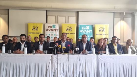 Politique : la nouvelle alliance Reform Party/En Avant Moris annule son meeting du 1er-Mai