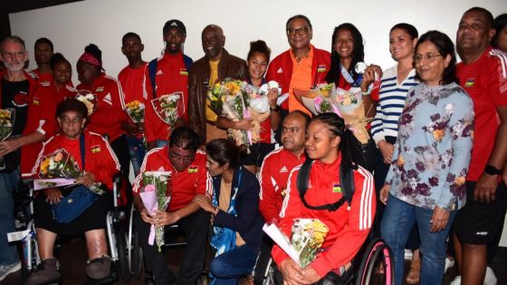 Para-athlétisme : la championne du monde Noémie Alphonse et la vice-championne Anaïs Angeline accueillies en fanfare 