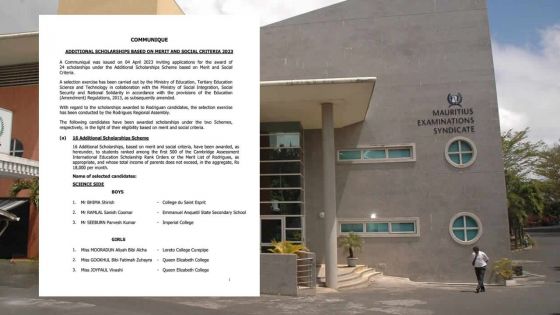 HSC : voici la liste des 21 boursiers additionnels selon les critères sociaux