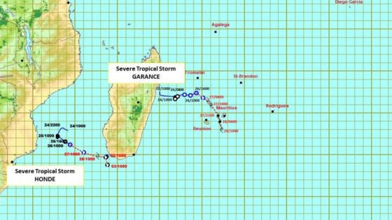 Cyclone Garance : Il est fort probable qu'il passe au plus près de Maurice jeudi après-midi, selon le service météorologique