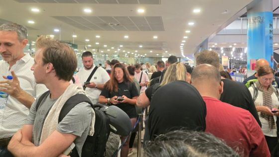 Aéroport de Plaisance : longue file d’attente à l’immigration