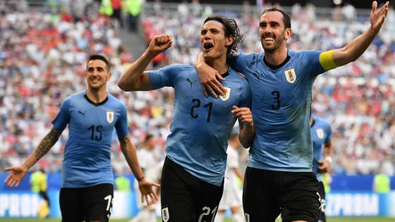 Mondial 2018 : l'Uruguay bat la Russie et termine  premier du groupe A