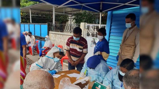 Covid-19 : Près de 800 personnes se sont soumises au test PCR ce jeudi à Vallée-Pitot
