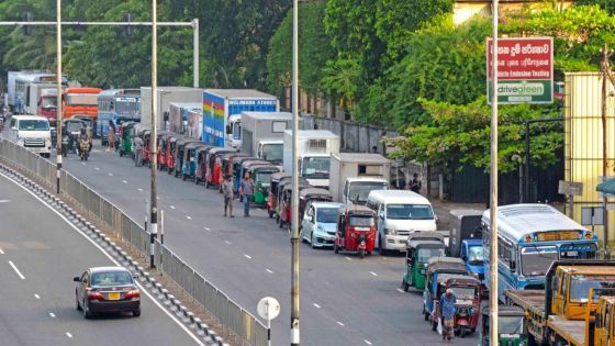Le Sri Lanka à l'arrêt, les réserves de carburant diminuent