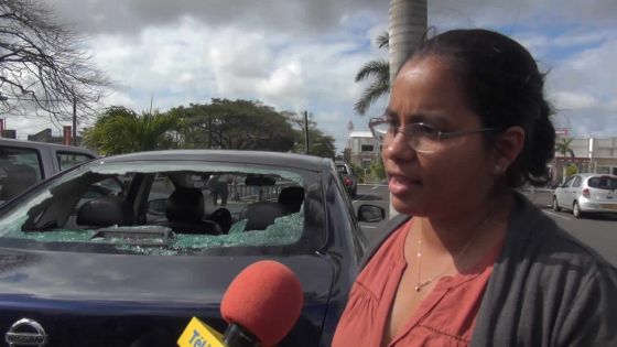 Collège Basdeo Bissoondoyal : une voiture saccagée ; la conductrice raconte
