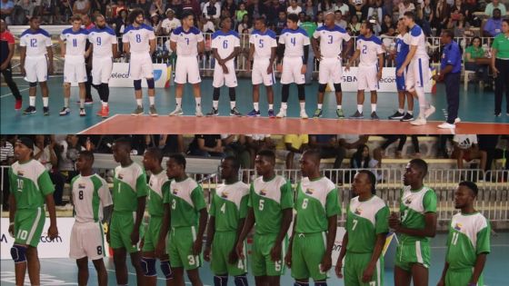 [Images] JIOI - Volley-ball tableau masculin : La Réunion victorieuse face aux Comores