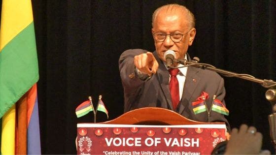 Voice of Vaish : discours de Navin Ramgoolam et de Paul Bérenger à Réduit