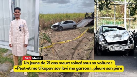 Un jeune de 21 ans meurt coincé sous sa voiture : «Peut-et mo ti kapav sov lavi mo garson», pleure son père