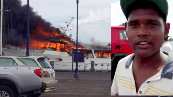 Incendie au port : un rescapé raconte le drame