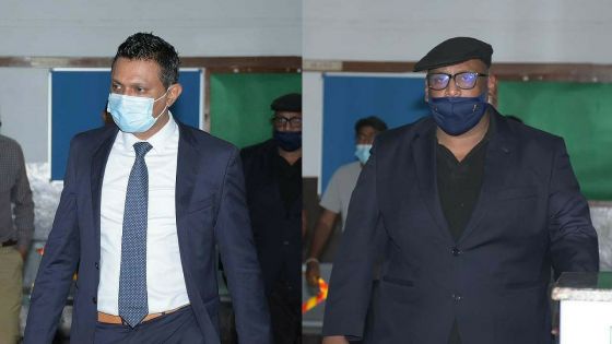 Achats d’équipements médicaux pendant le confinement : Ramasamy et Appana libérés contre une caution de Rs 200 000