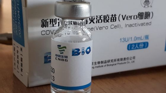 Covid-19 : 500 000 doses du vaccin Sinopharm seront réceptionnées en juillet, selon Jagutpal