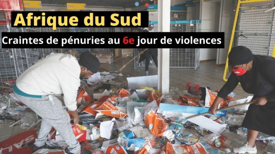 Afrique du Sud: craintes de pénuries au 6e jour de violences