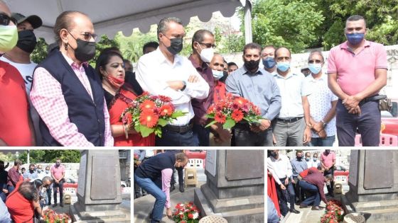 Fête du Travail : dépôt de gerbes au Square Guy Rozemont