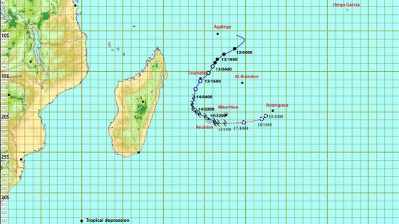 L’alerte 3 maintenue  : Belal pourrait passer à 90 km au sud de Maurice entre 4 h et 6 h ce mardi matin 