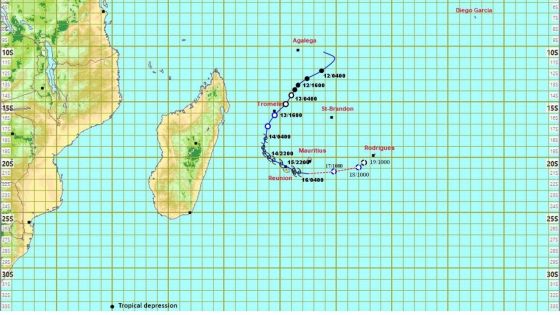 L'alerte 4 maintenue : Belal a déjà franchi son point le plus proche de Maurice, des conditions cycloniques persistent 