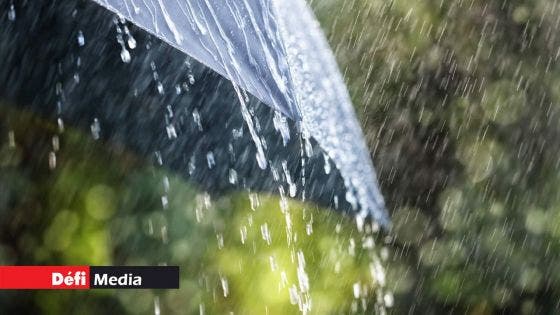 Un avis de fortes pluies en vigueur à Maurice