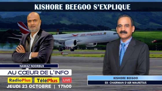 Au Cœur de l’Info : Kishore Beegoo s’explique après sa démission d’Air Mauritius