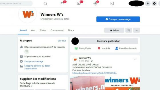 Winner’s met en garde contre des tentatives d'arnaque sur Facebook 