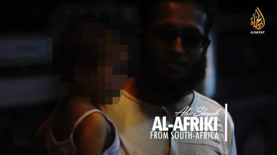 Abu Shuaib Al Afriqi s’est présenté comme un Sud-Africain dans une vidéo en 2014